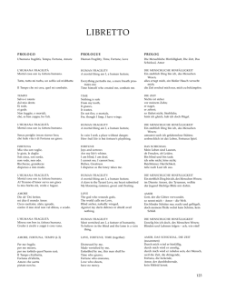 libretto - Clarius Audi