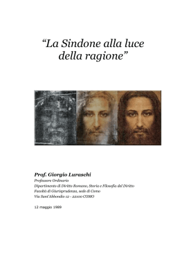 La Sacra Sindone - Maurizio Ammannato