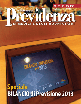 Speciale BILANCIO di Previsione 2013