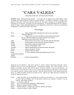 &ldquo;CARA VALIGIA&rdquo;