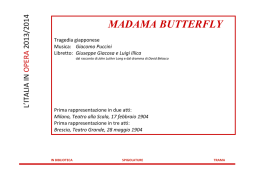 MADAMA BUTTERFLY
