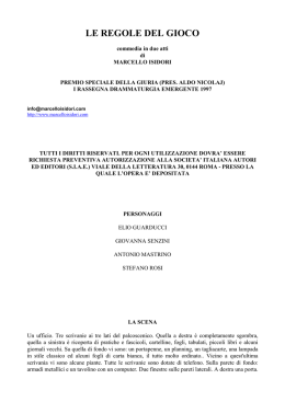 le regole del gioco