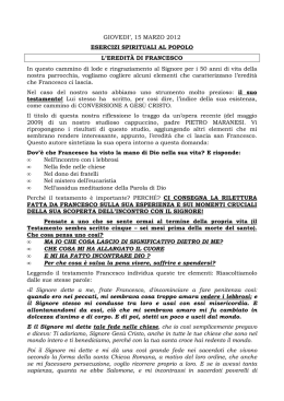 Leggete gli appunti di Padre Dino