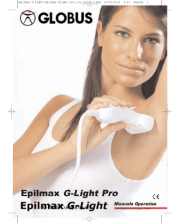 manuale uso globus epilmax g-light