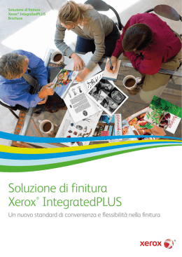 Soluzione di finitura Xerox&reg; IntegratedPLUS