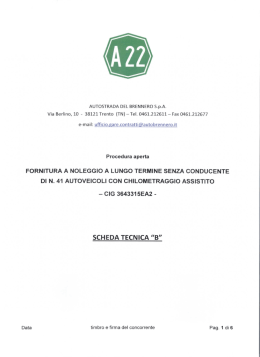 fornitura a noleggio a lungo termine senza conducente