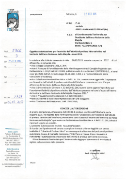 dei 25 FEB 20.15 - Parco Nazionale della Majella
