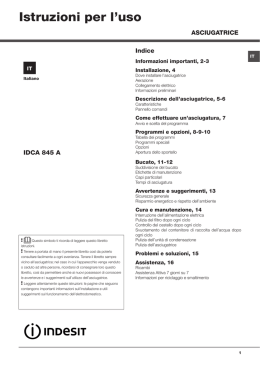 Istruzioni per l`uso