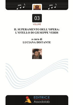 Il superamento dell`Opera: L`Otello di Giuseppe Verdi