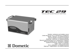 Operation, maintenance and installation manual Libretto istruzioni