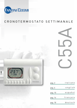 Istruzioni C55A - logo FANTINI COSMI