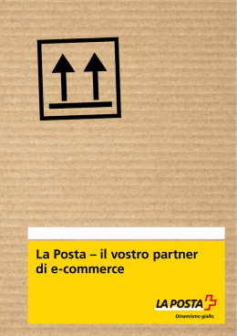 La Posta &ndash; il vostro partner di e