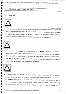 Manuale Uso Compattatore Parte 4