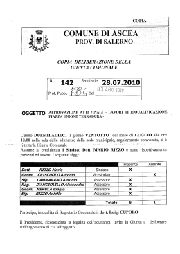 copia. - Comune di Ascea