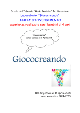 UDA LABORATORIO MEDI GIOCOCREANDO