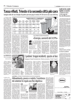 Page 1 Un aumento del 14,9% del costo dell`energia per le piccole
