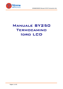 Manuale SY250 IDRO etrusca ntl e termocamino block