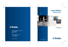 Trimble 3600 Elta Manuale Software Base & Avanzato