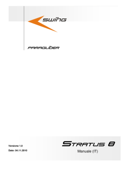 STRATUS 8 Manuale - italiano 28.02.2012