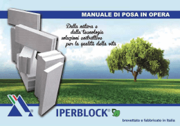 manuale di posa in opera