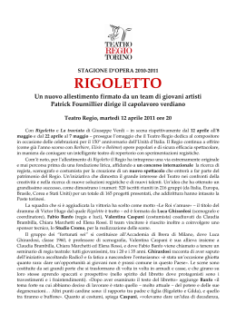 rigoletto - Teatro Regio di Torino