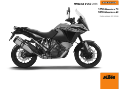 MANUALE D`USO 2015 1050 Adventure EU 1050 Adventure AU