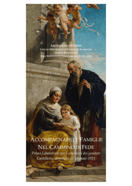 accompagnare le famiglie nel cammino di fede