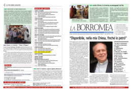 “Disponibile, nella mia Chiesa, finché lo potrò” 4