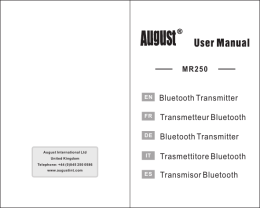 Transmetteur Bluetooth Trasmettitore Bluetooth Bluetooth