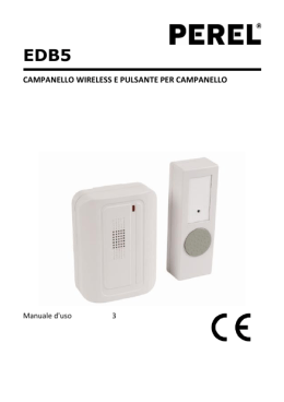 CAMPANELLO WIRELESS E PULSANTE PER