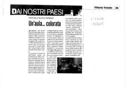 Un`aula... - Citta` di Vittorio Veneto