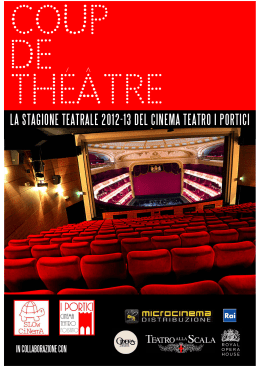 la stagione teatrale 2012-13 del cinema teatro i