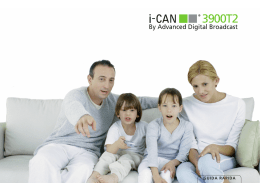 3900T2, Manuale d`uso Italiano - i