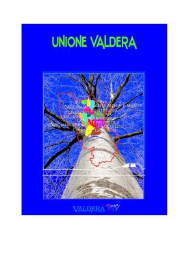 Libretto Unione Valdera 30 ottobre 2008