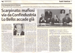 Scarpinato: mafiosi via da Confindustria. Lo Bello