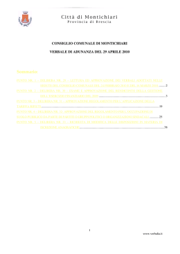 Verbale del CC del 29/04/2010 - associazione cittadini per l