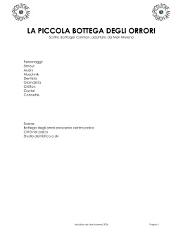 la piccola bottega degli orrori