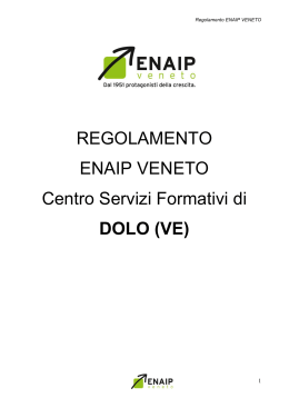 50-REGOLAMENTO Formazione Iniziale ENAIP Veneto 2015