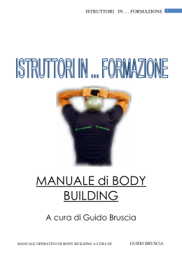 MANUALE di BODY BUILDING - Functional Training School