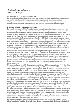 Cristo principe della pace