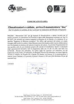 Climatizzatori e caldaie, arriva il manutentore “doc”