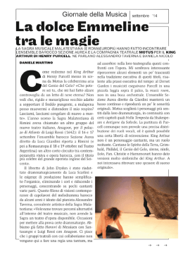 Giornale della musica - settembre 2014