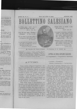 tino Salesiano - Aprile 1885