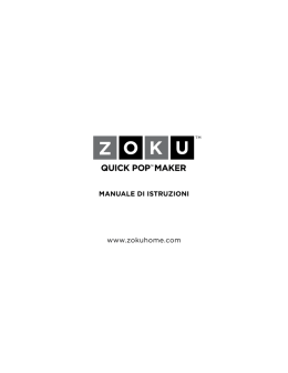 MANUALE DI ISTRUZIONI www.zokuhome.com
