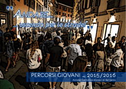 percorsi giovani 2015-16 - Azione Cattolica Bergamo