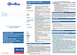 Assistenza – Rimborso Spese Mediche - Bagaglio