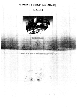 Manuale Esterni - Mercedes