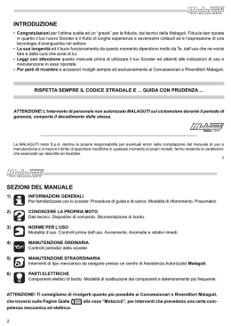 introduzione sezioni del manuale