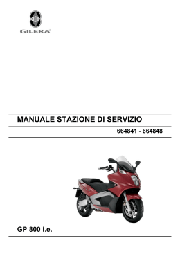 MANUALE STAZIONE DI SERVIZIO - Fratelli Schiattarella Moto Napoli