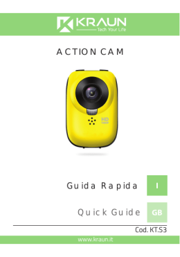 Guida Rapida Quick Guide ACTION CAM